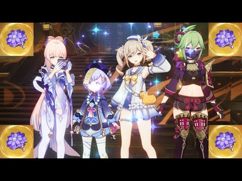 【原神】マルチで海染アイドルが集まったら歩くだけでファンが尊死【げんしん】