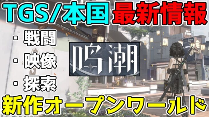 【鳴潮】第2の原神？TGSと本国のテストで判明したこと！【攻略解説】【ゆっくり実況】東京ゲームショー,ベータテストWuthering Waves,本国新作オープンワールドRPG,